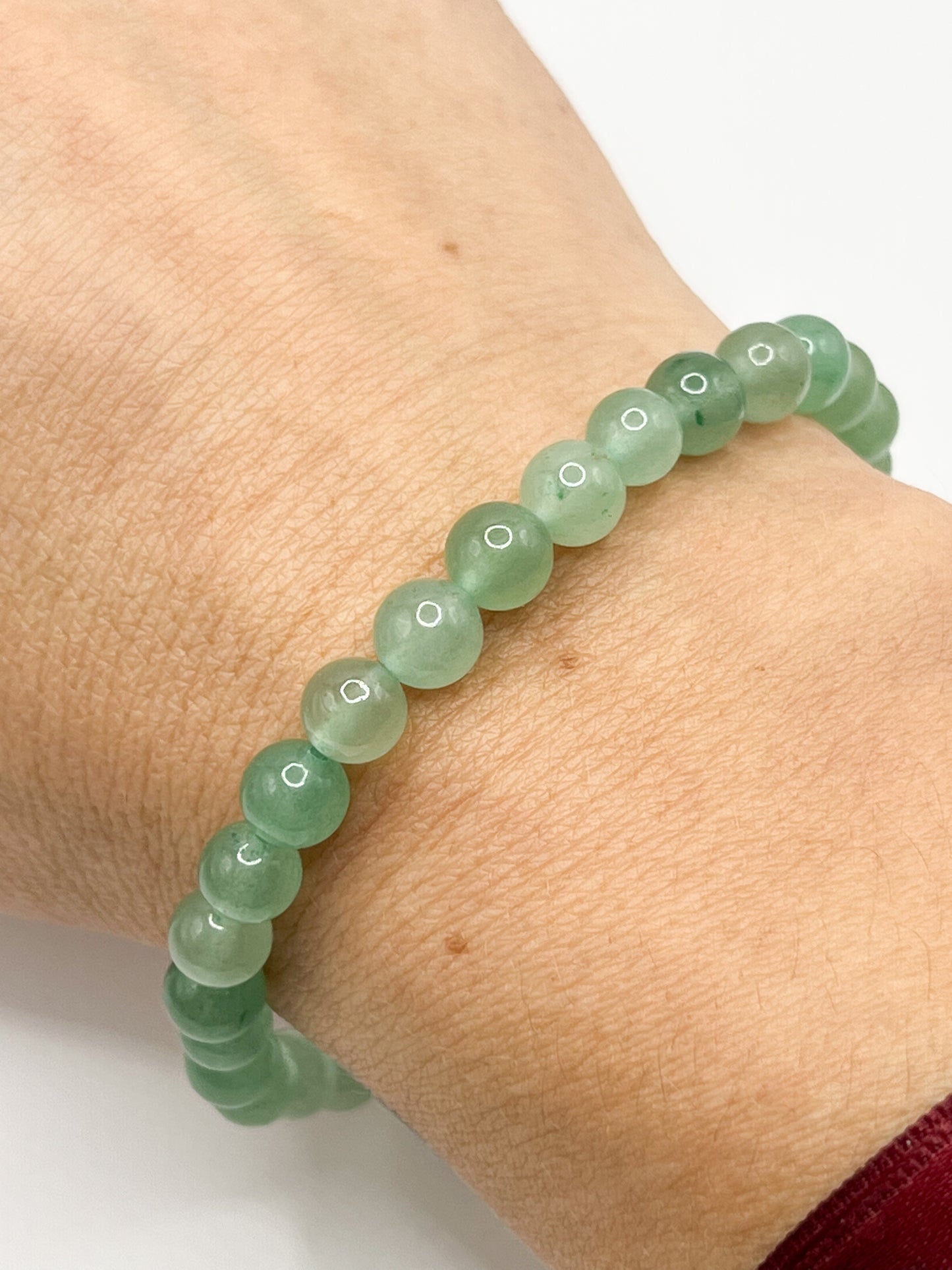 Bracelet Aventurine 6mm – Équilibre, Bien-être et Harmonie