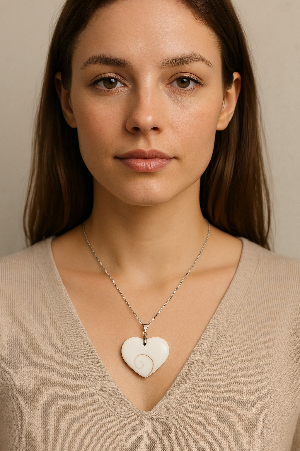 Collier Sainte Lucie en Acier Argenté – Porte-Bonheur & Protection Énergétique