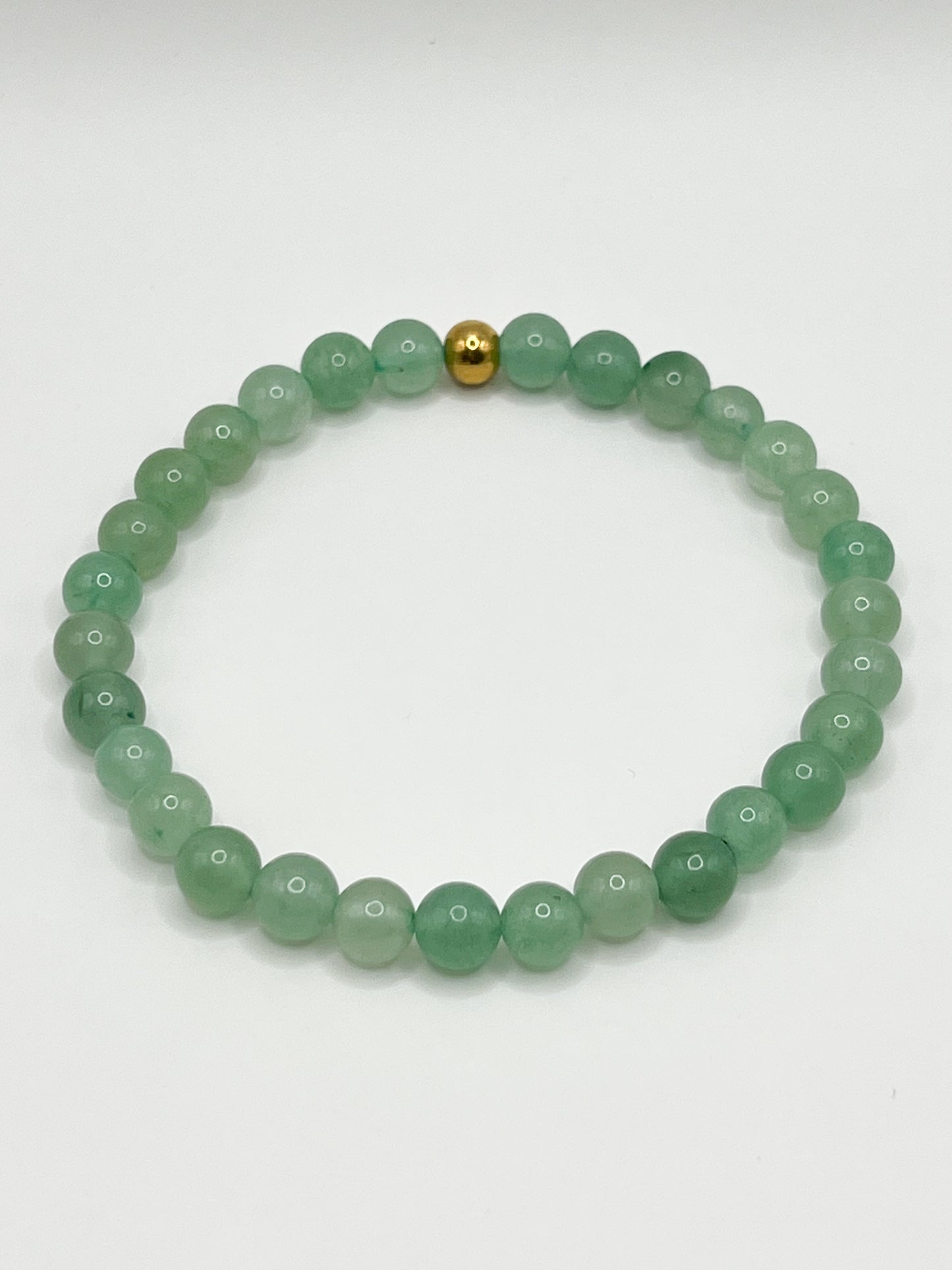 Bracelet Aventurine 6mm – Équilibre, Bien-être et Harmonie