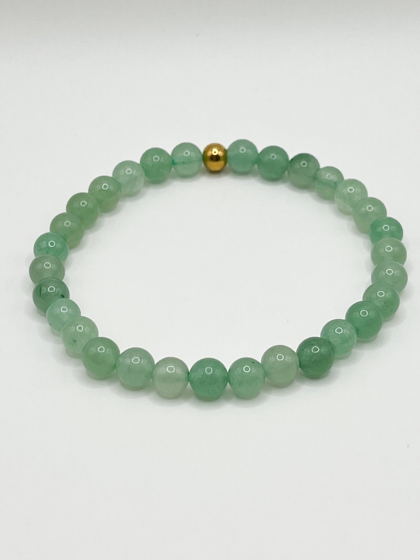 Bracelet Aventurine 6mm – Équilibre, Bien-être et Harmonie