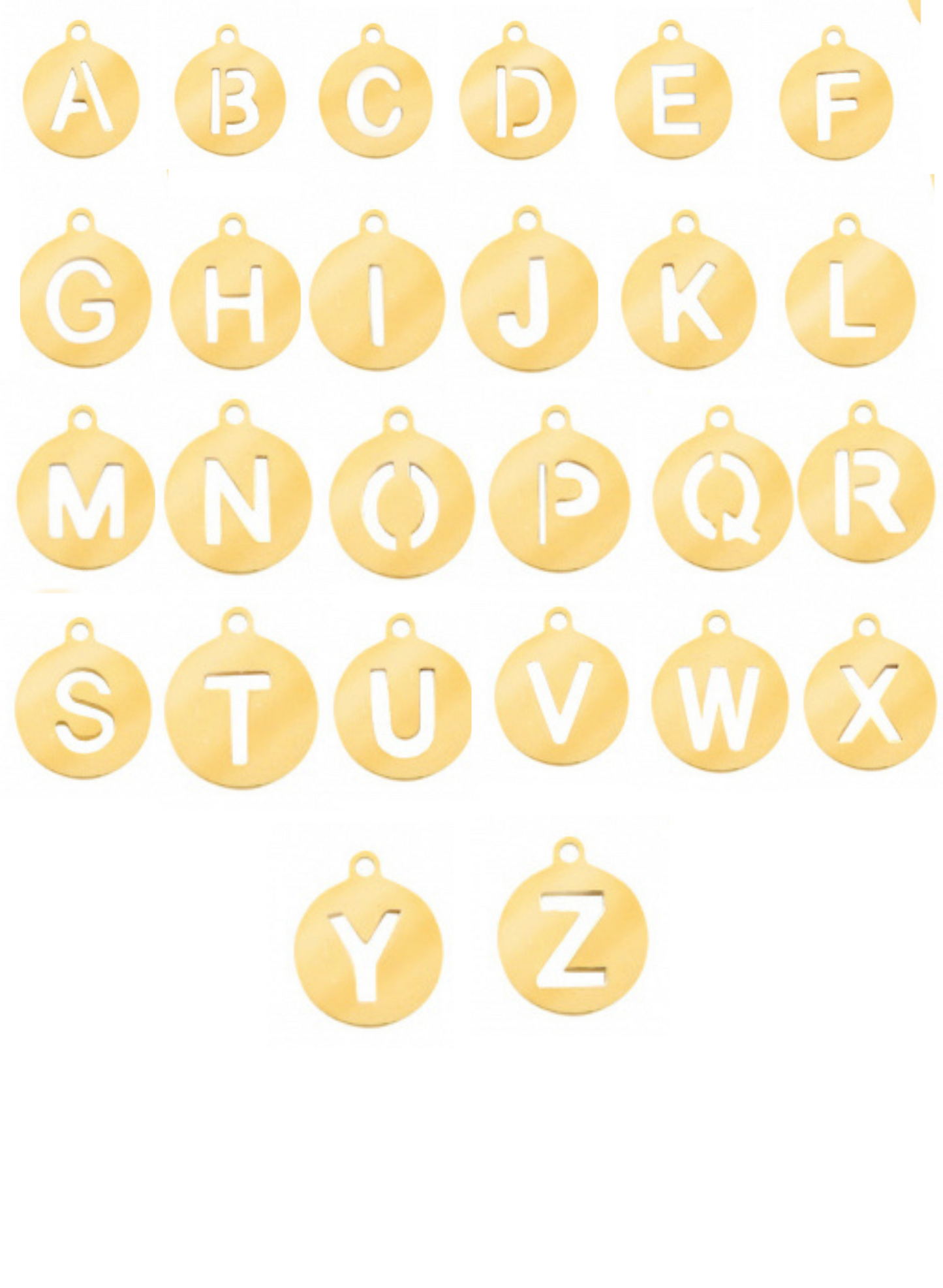 Collier fermoir T en acier inoxydable or avec perle d'eau douce et lettre