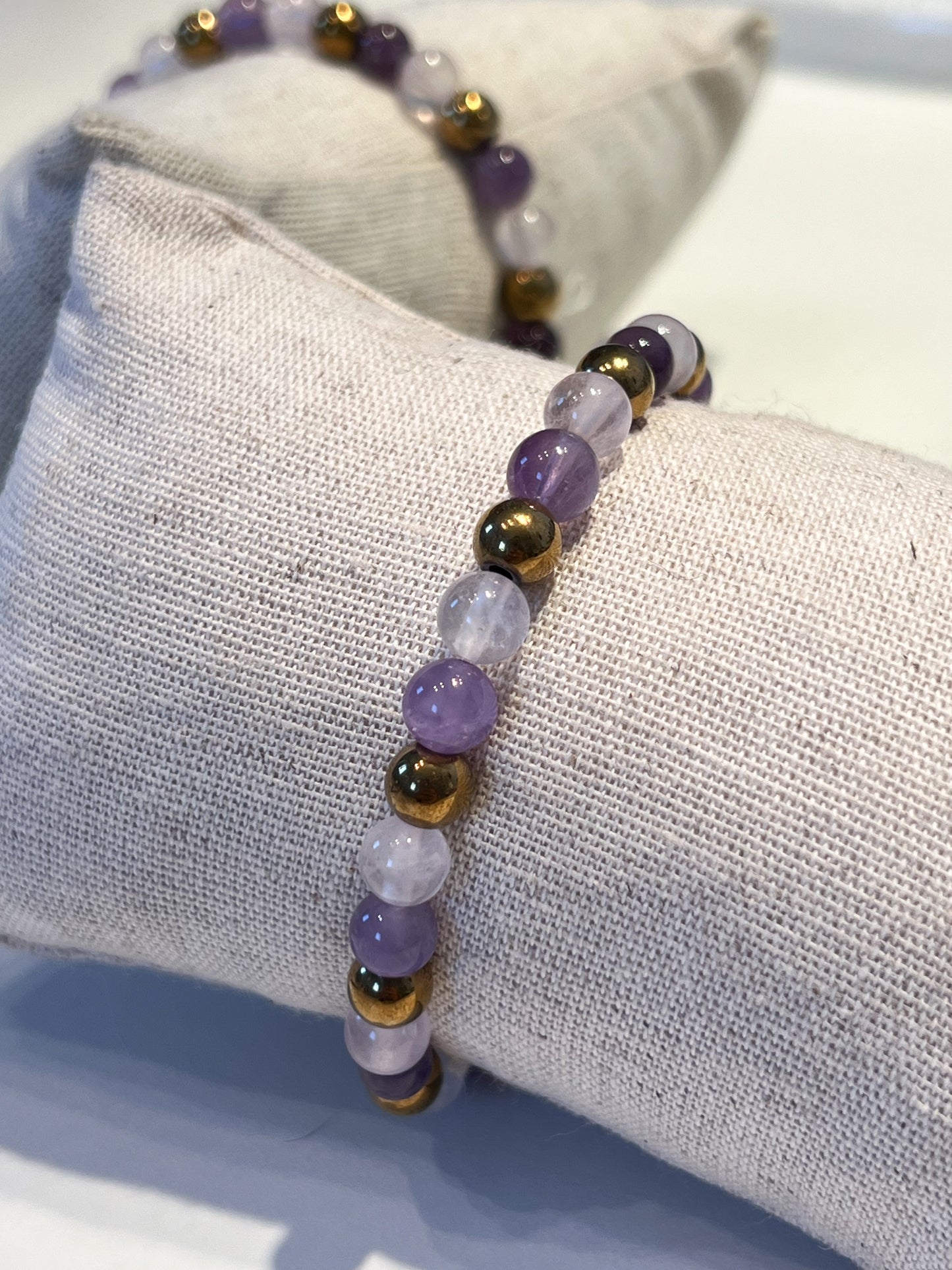 Bracelet Anti-Stress en Pierres Apaisantes – Harmonie et Relaxation Assurée