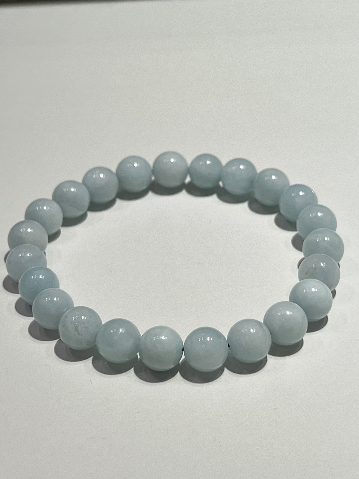 Bracelet Aigue-Marine 8mm – Pierre Naturelle pour Équilibre Émotionnel