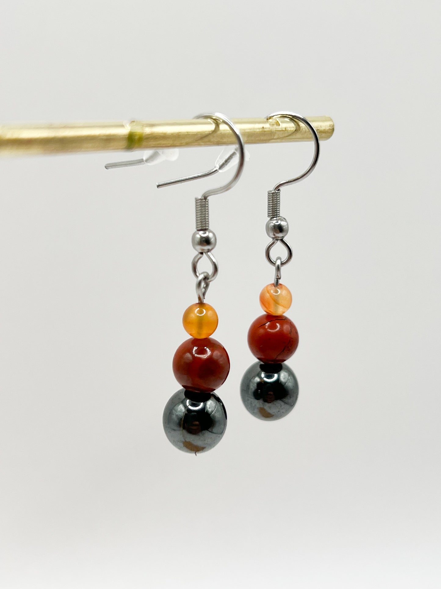 Boucles d’oreilles astro Bélier en acier inoxydable argenté – bijou astrologique femme