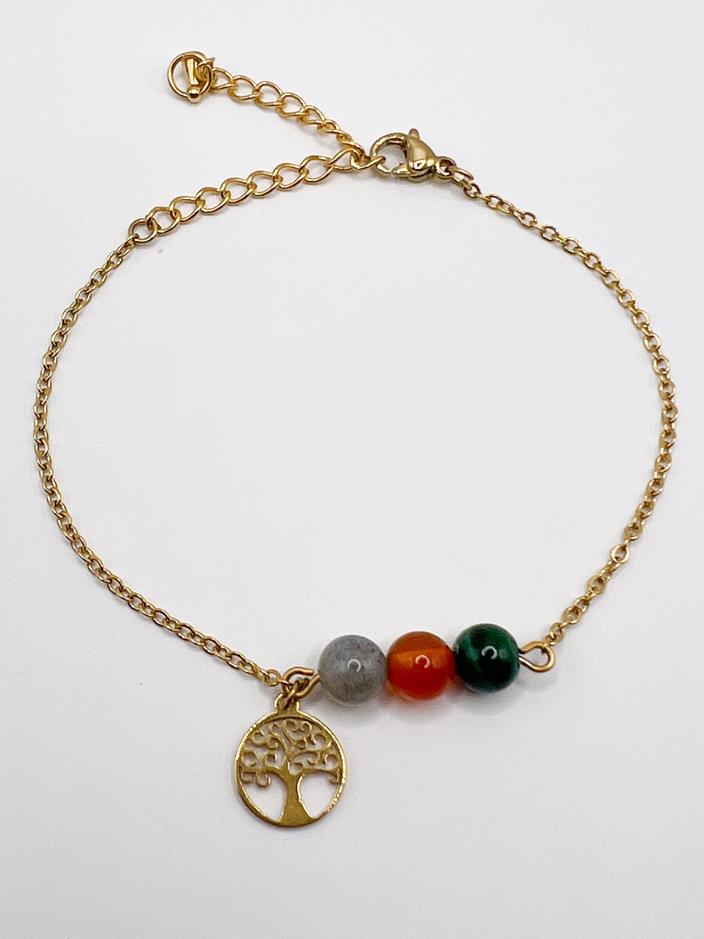 Bracelet Bien-Être Acier doré – Soulage les Douleurs avec Style