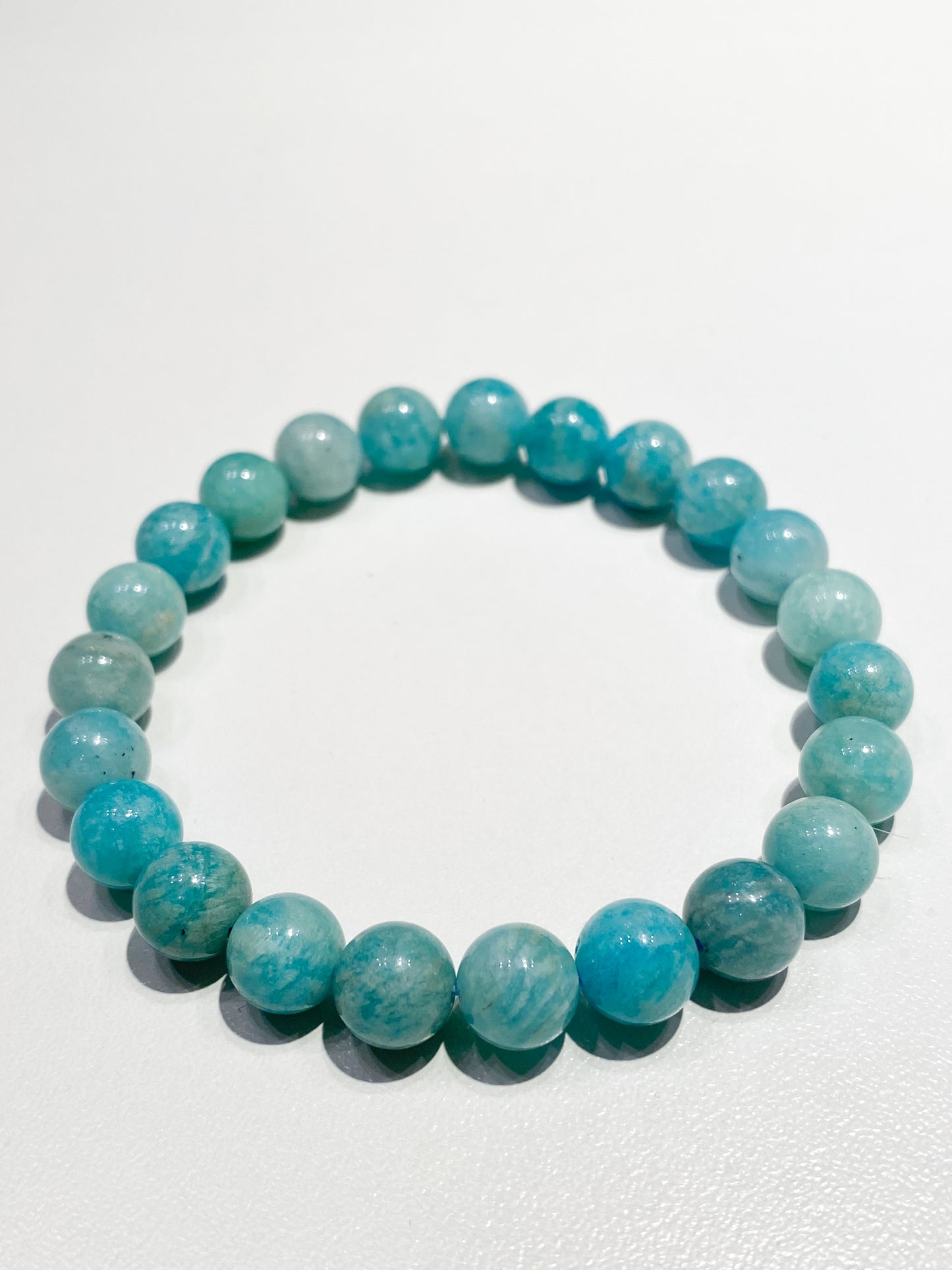 Bracelet en Amazonite 8mm : Élégance Naturelle et Harmonie au Poignet