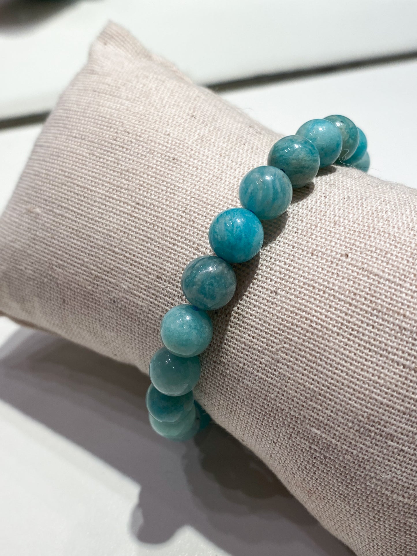 Bracelet en Amazonite 8mm : Élégance Naturelle et Harmonie au Poignet