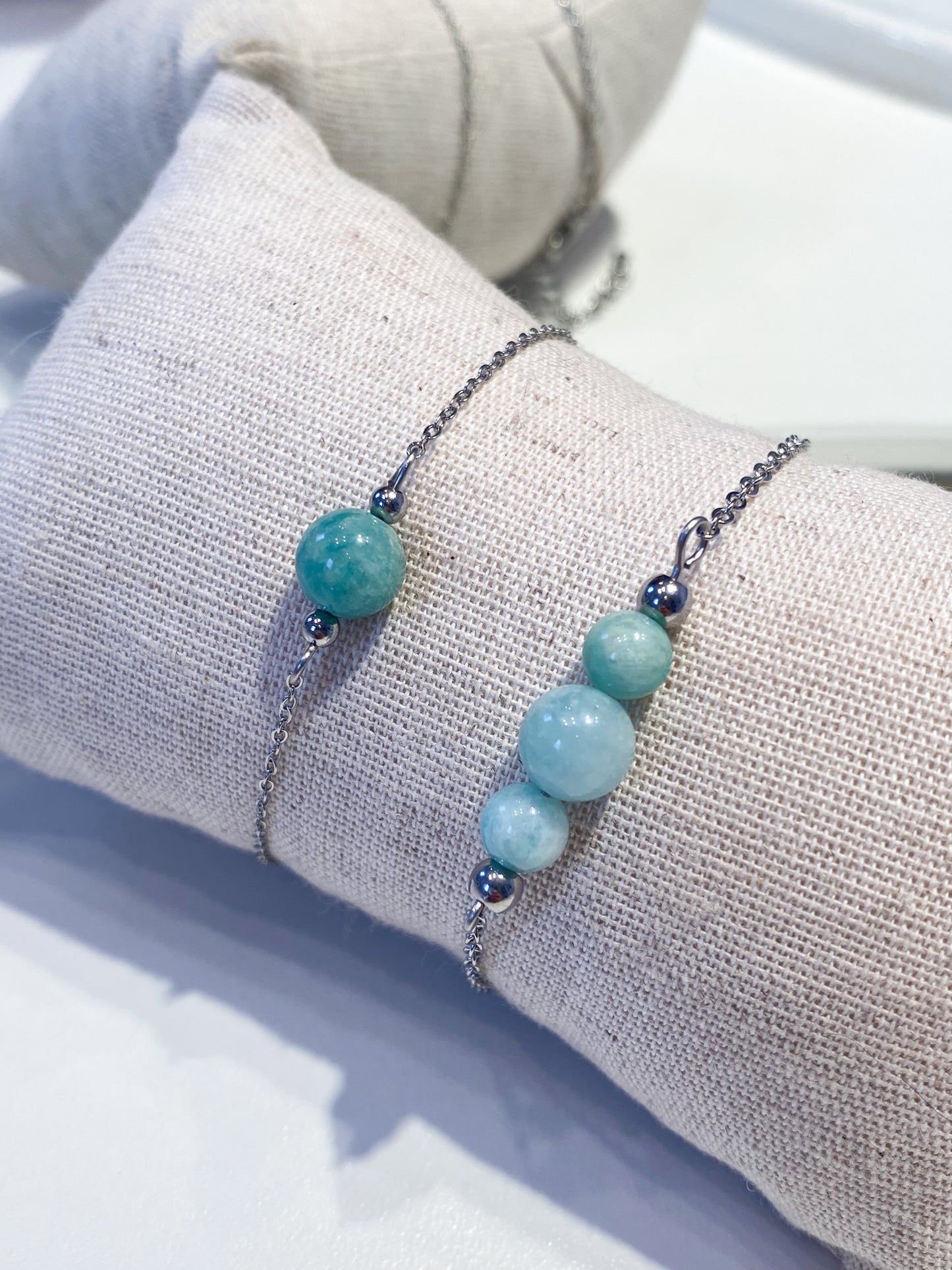 Bracelet en Acier Inoxydable Doré : Élégance Éclatante avec Amazonite
