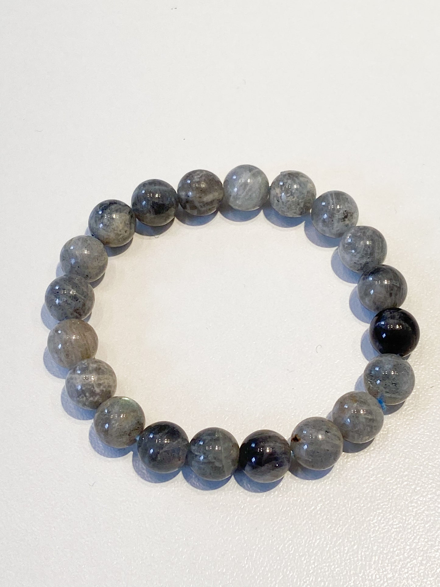 Bracelet en Labradorite 8 mm : Protection Énergétique et Élégance