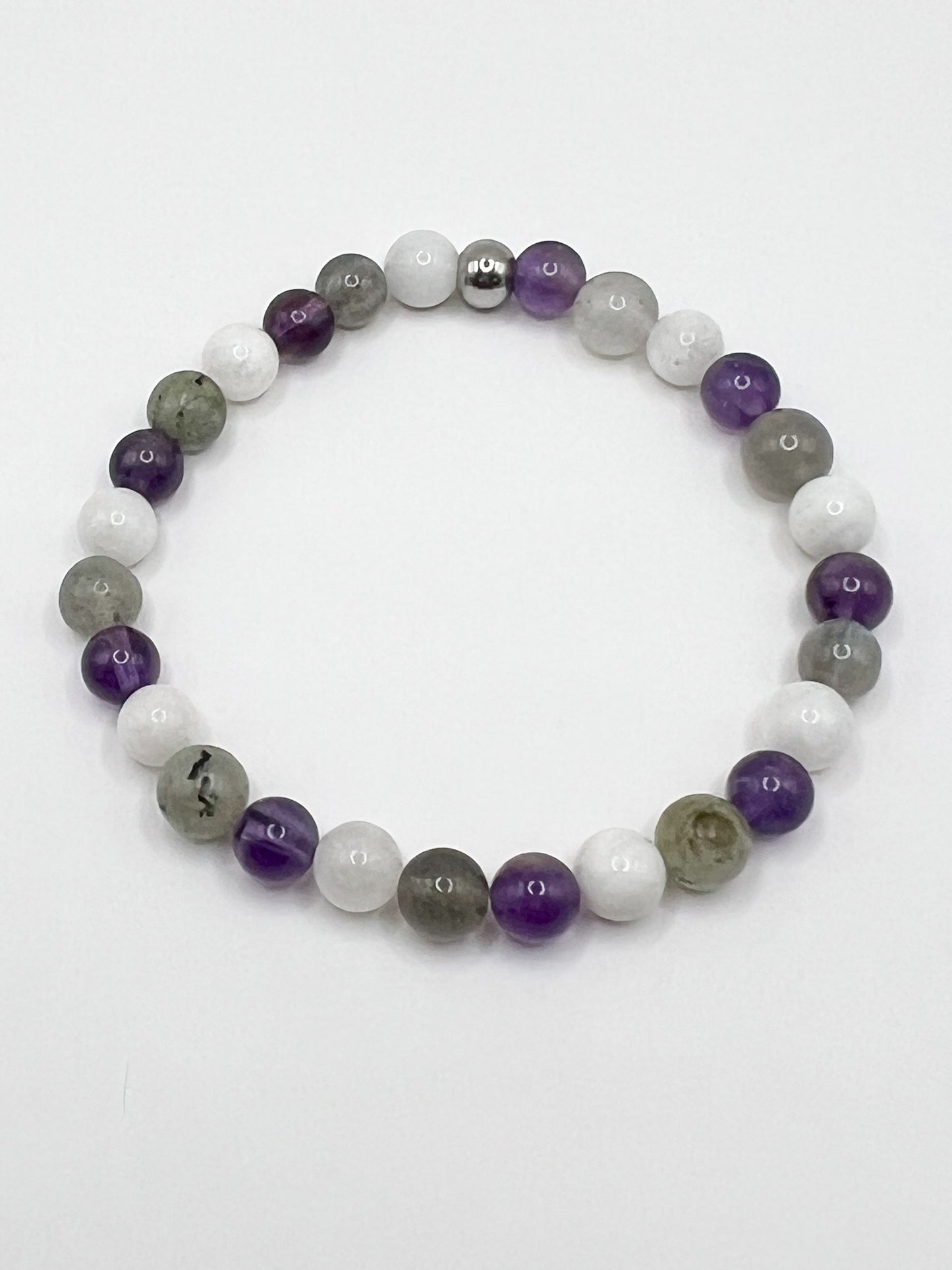 Bracelet Hypersensibilité en Pierres Naturelles – Apaisement & Protection Émotionnelle