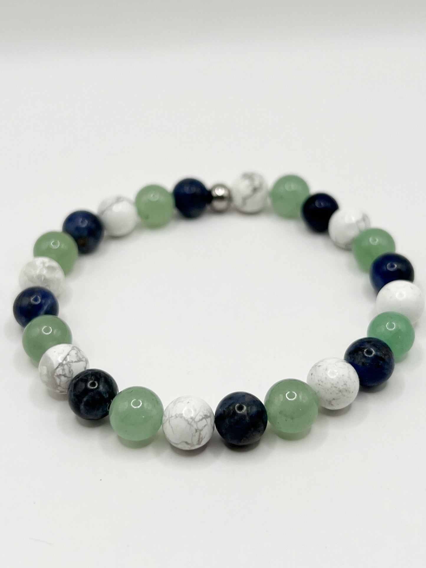 Bracelet Hypersensibilité en Pierres Naturelles – Sérénité, Intuition & Bouclier Énergétique