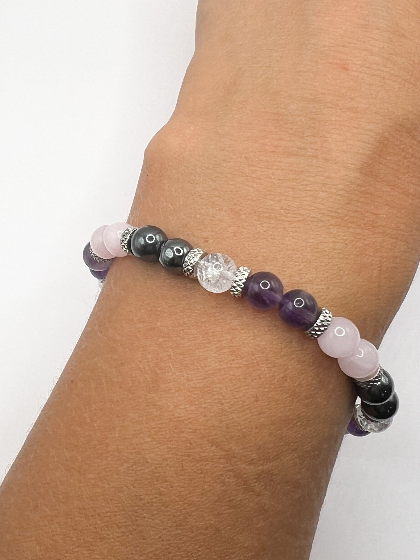 Bracelet Anti-Stress en Pierres Naturelles – Sérénité & Équilibre Émotionnel