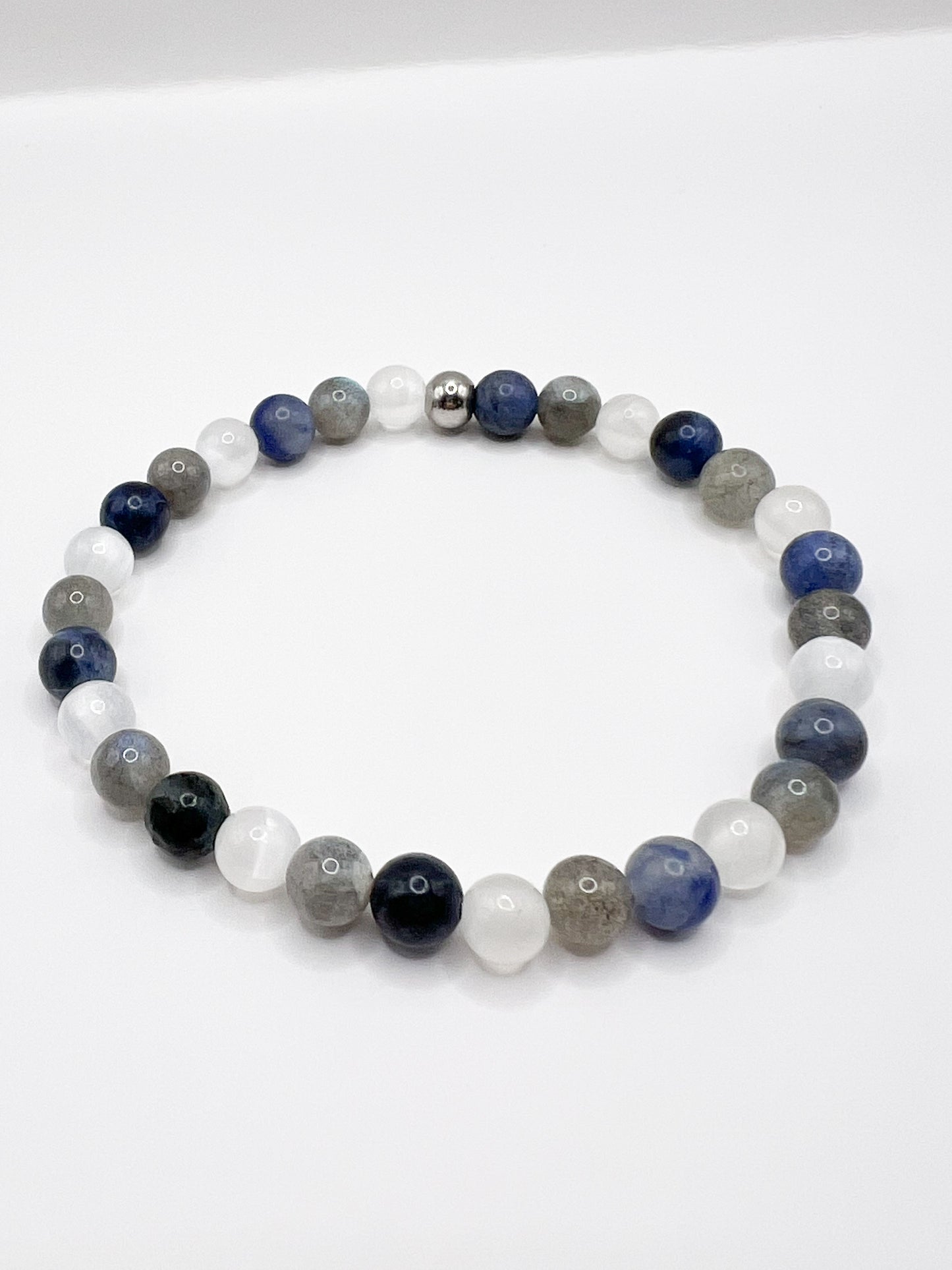 Bracelet Pierre Sommeil Réparateur | Bijou Énergie Positive, Sérénité & Relaxation Nocturne