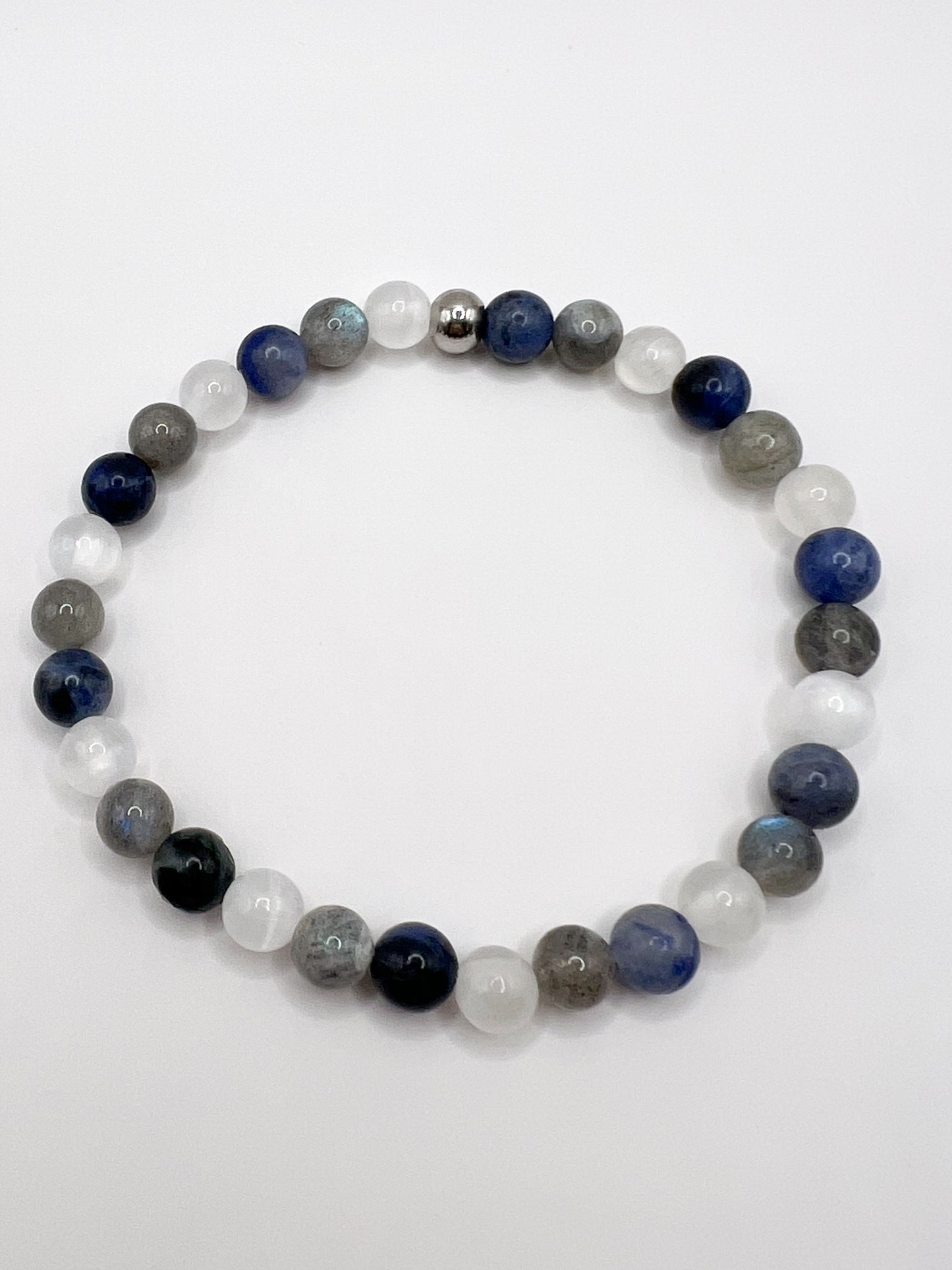 Bracelet Pierre Sommeil Réparateur | Bijou Énergie Positive, Sérénité & Relaxation Nocturne