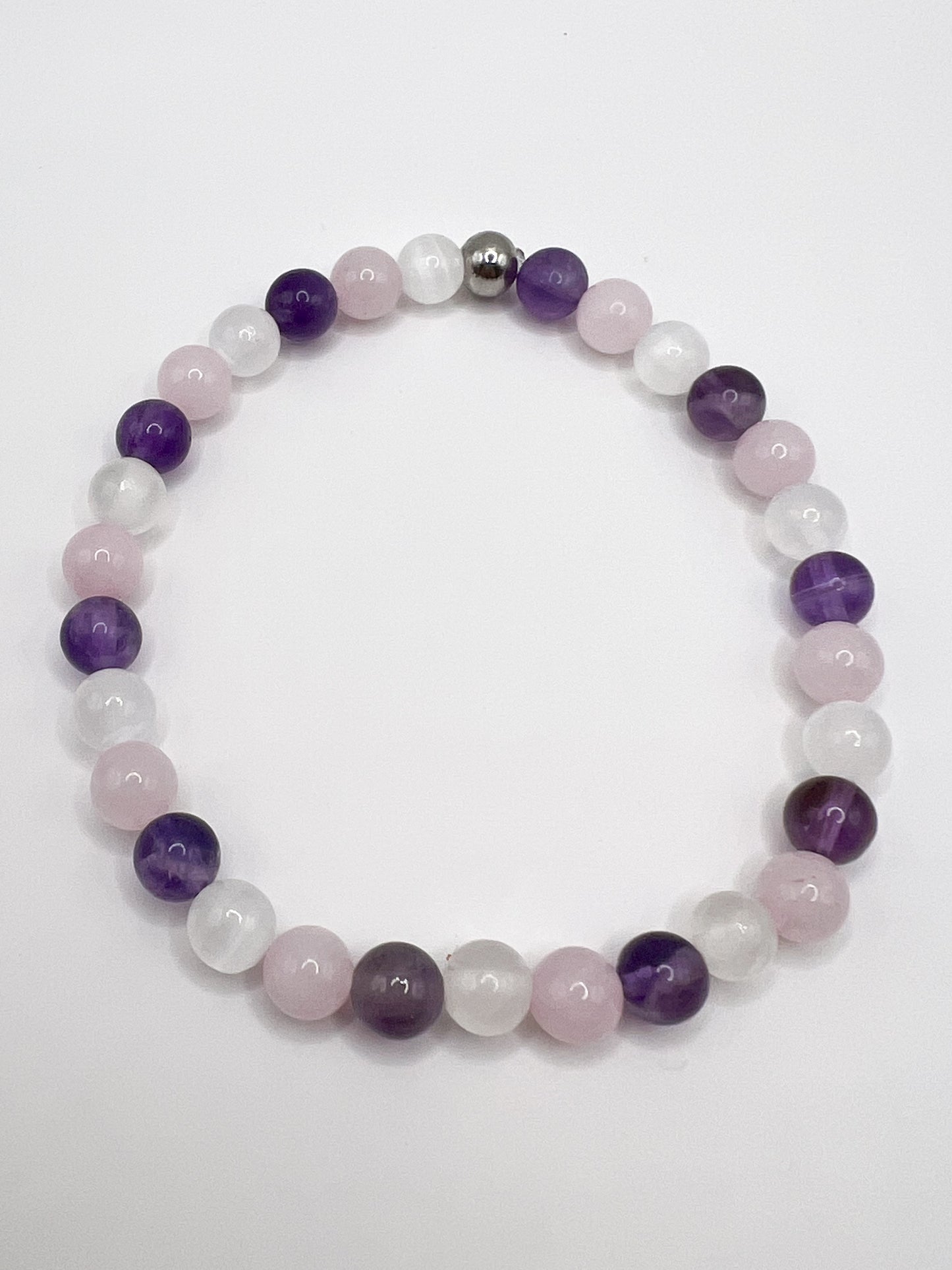Bracelet Nuit Paisible en Pierres Naturelles – Sommeil Profond & Sérénité Nocturne