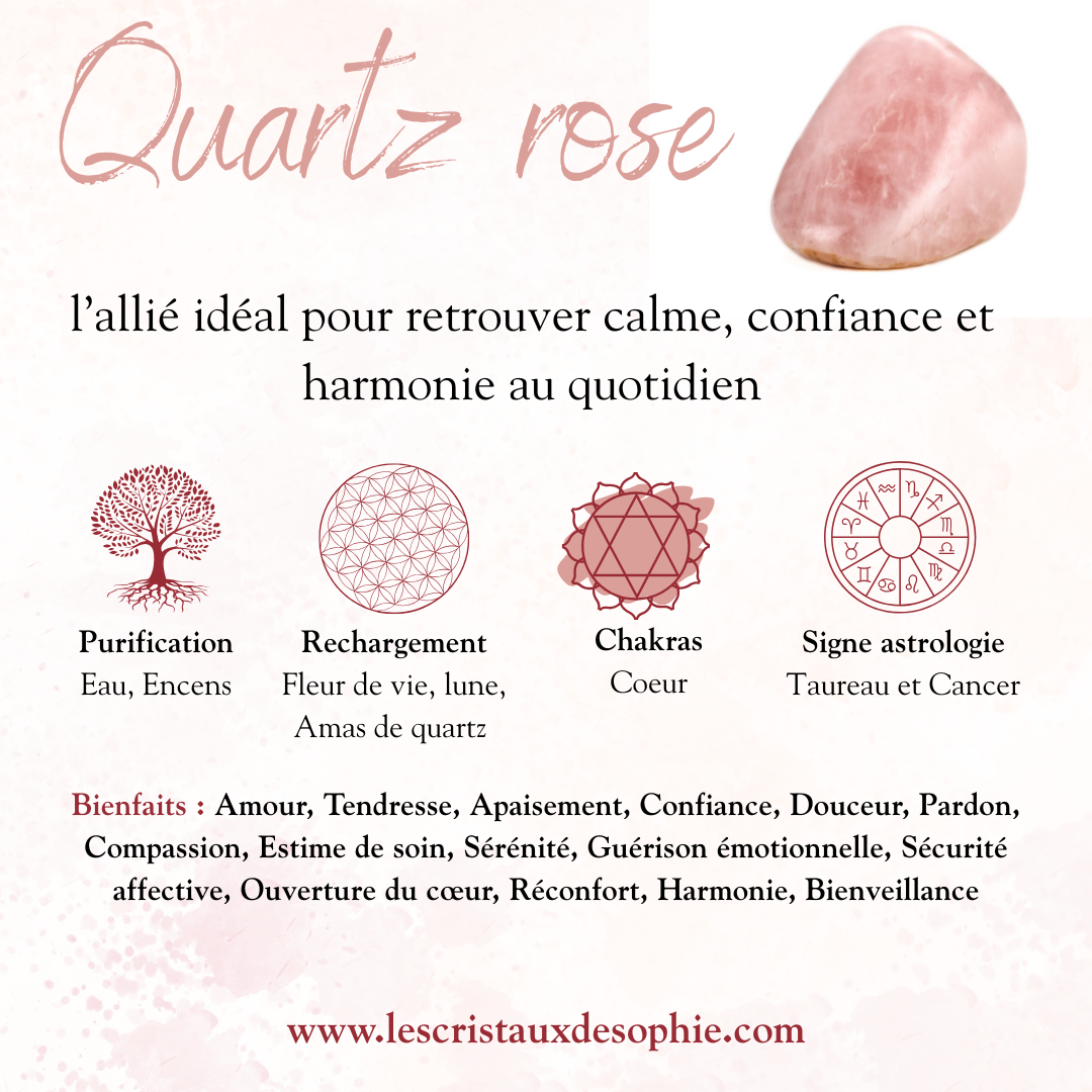 Collier en acier inoxydable avec quartz rose : élégance et résistance pour un bijou intemporel