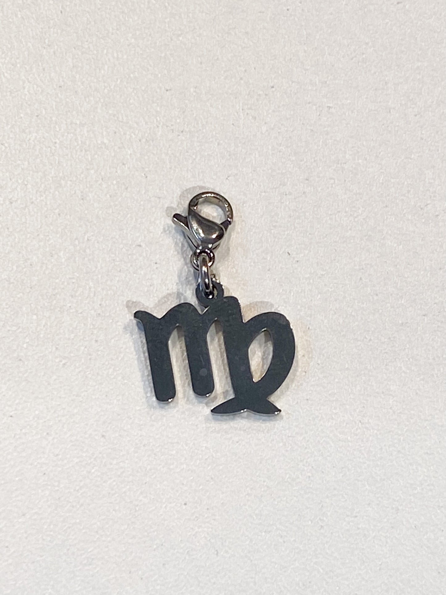 Charm astrologique en acier inoxydable Argenté