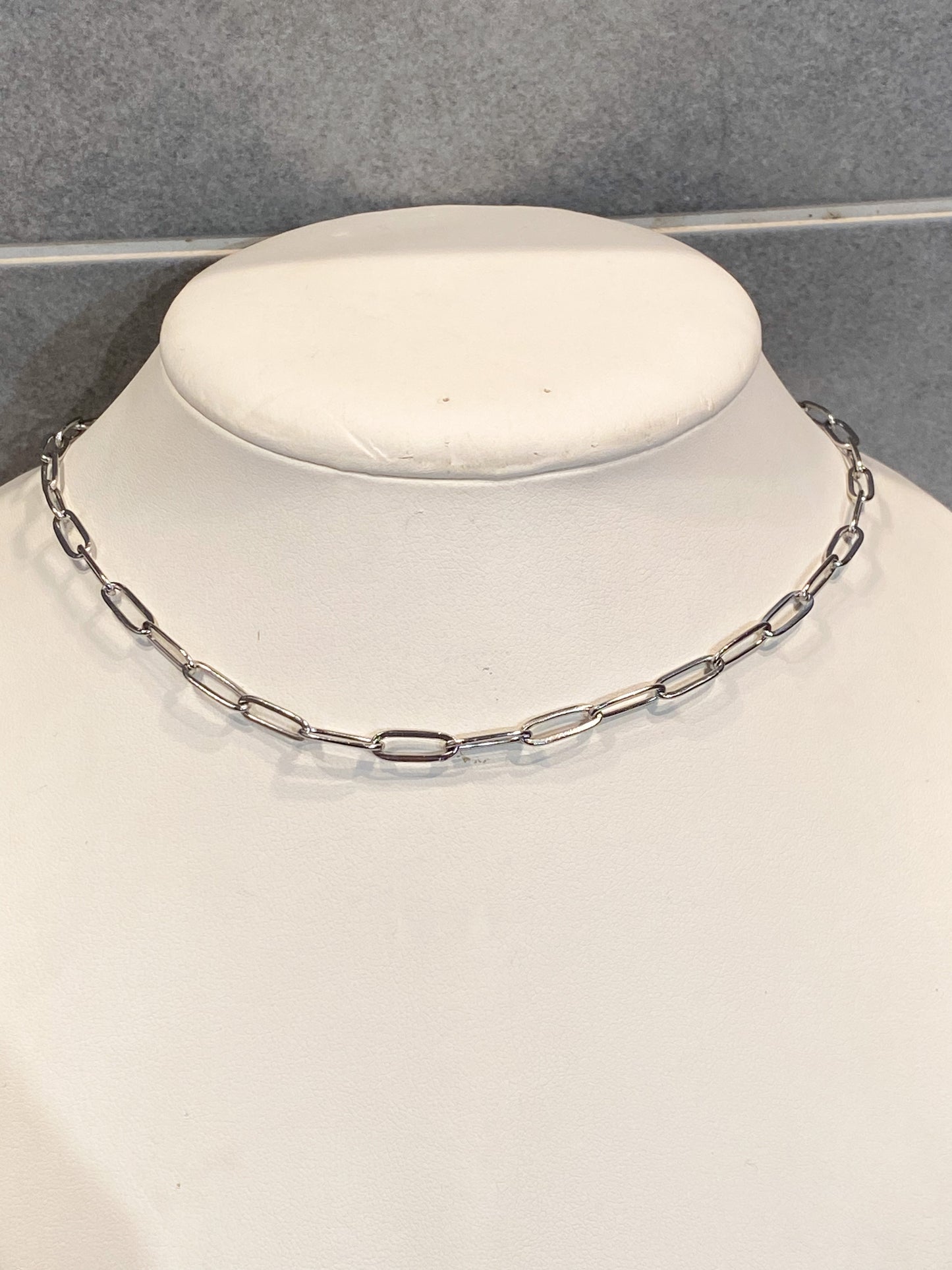 Collier à personnalisé argenté