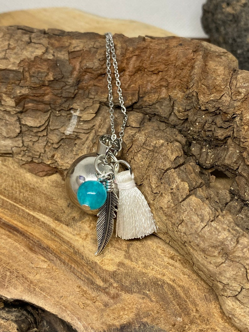 Bola de grossesse avec Amazonite