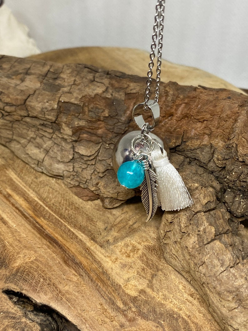 Bola de grossesse avec Amazonite