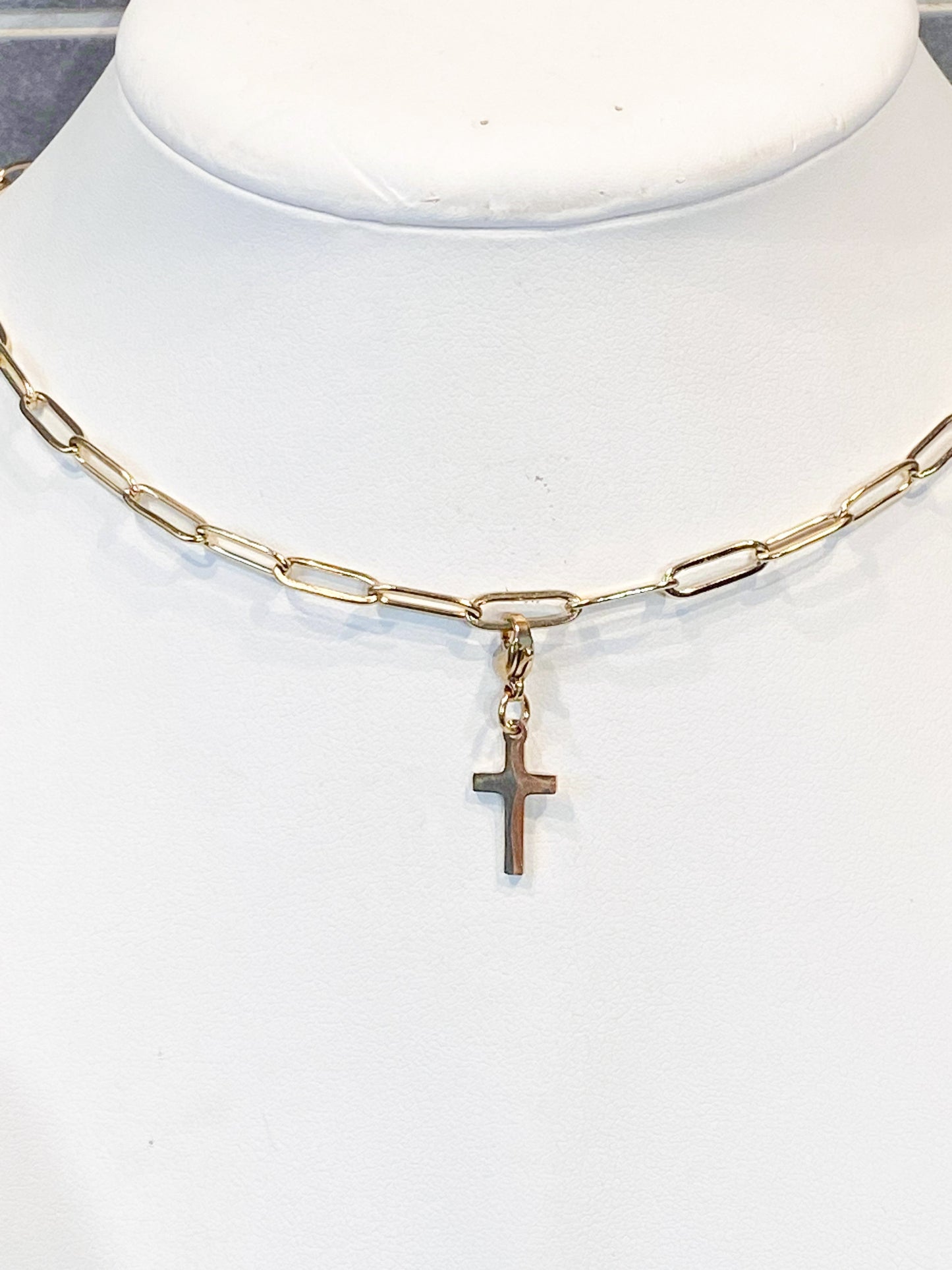 Charm Croix doré