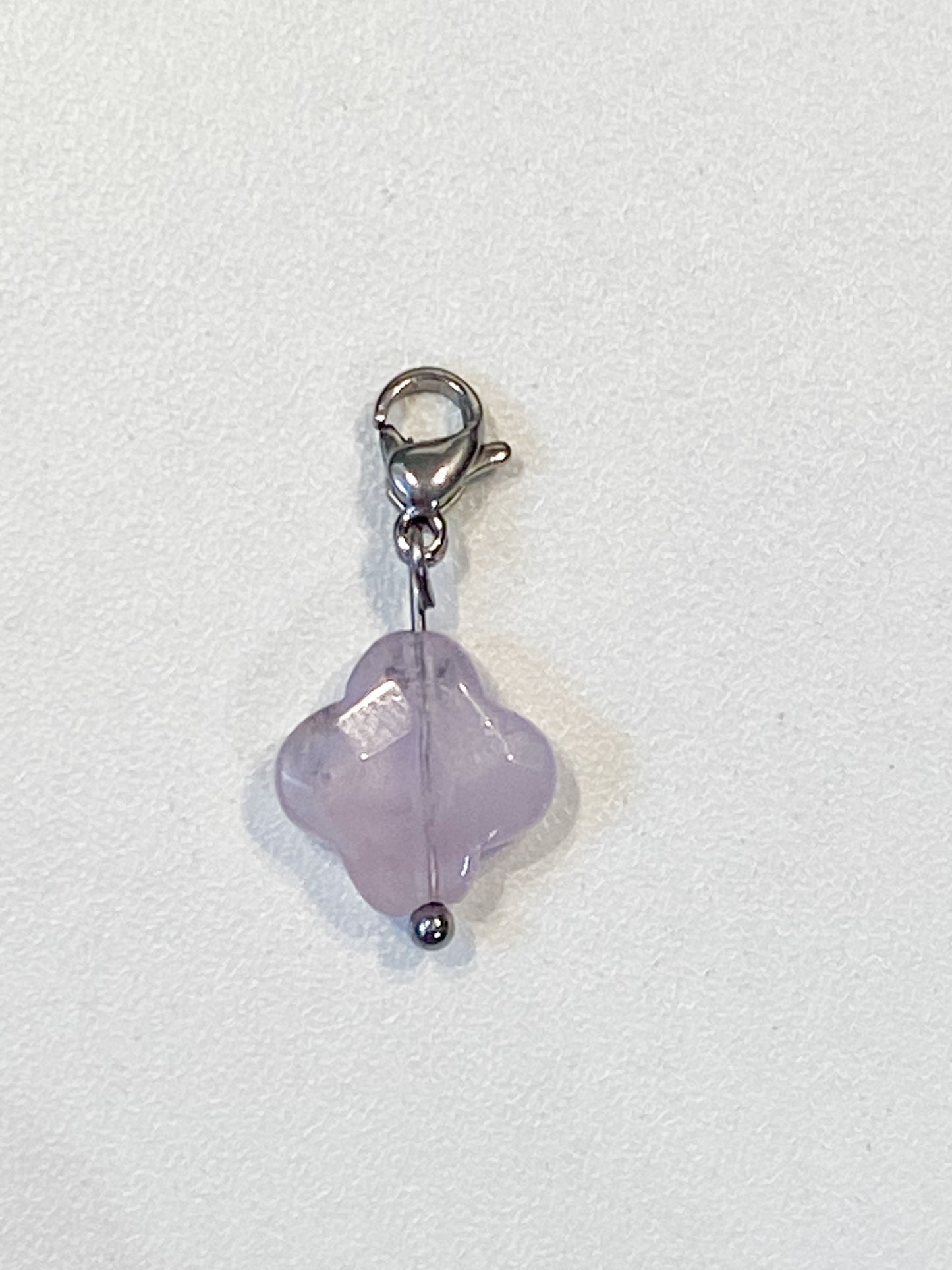 Charm trèfle Améthyste