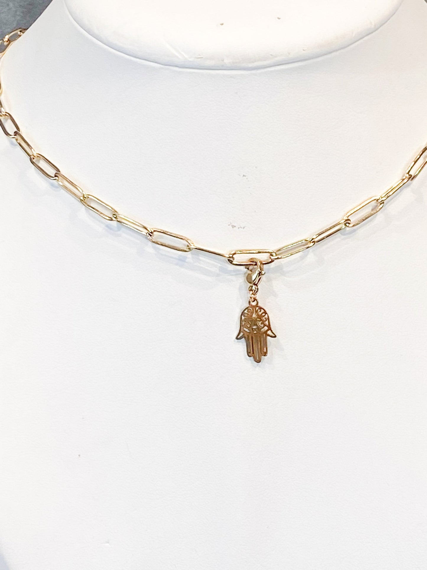 Charm Main de fatma acier inoxydable or