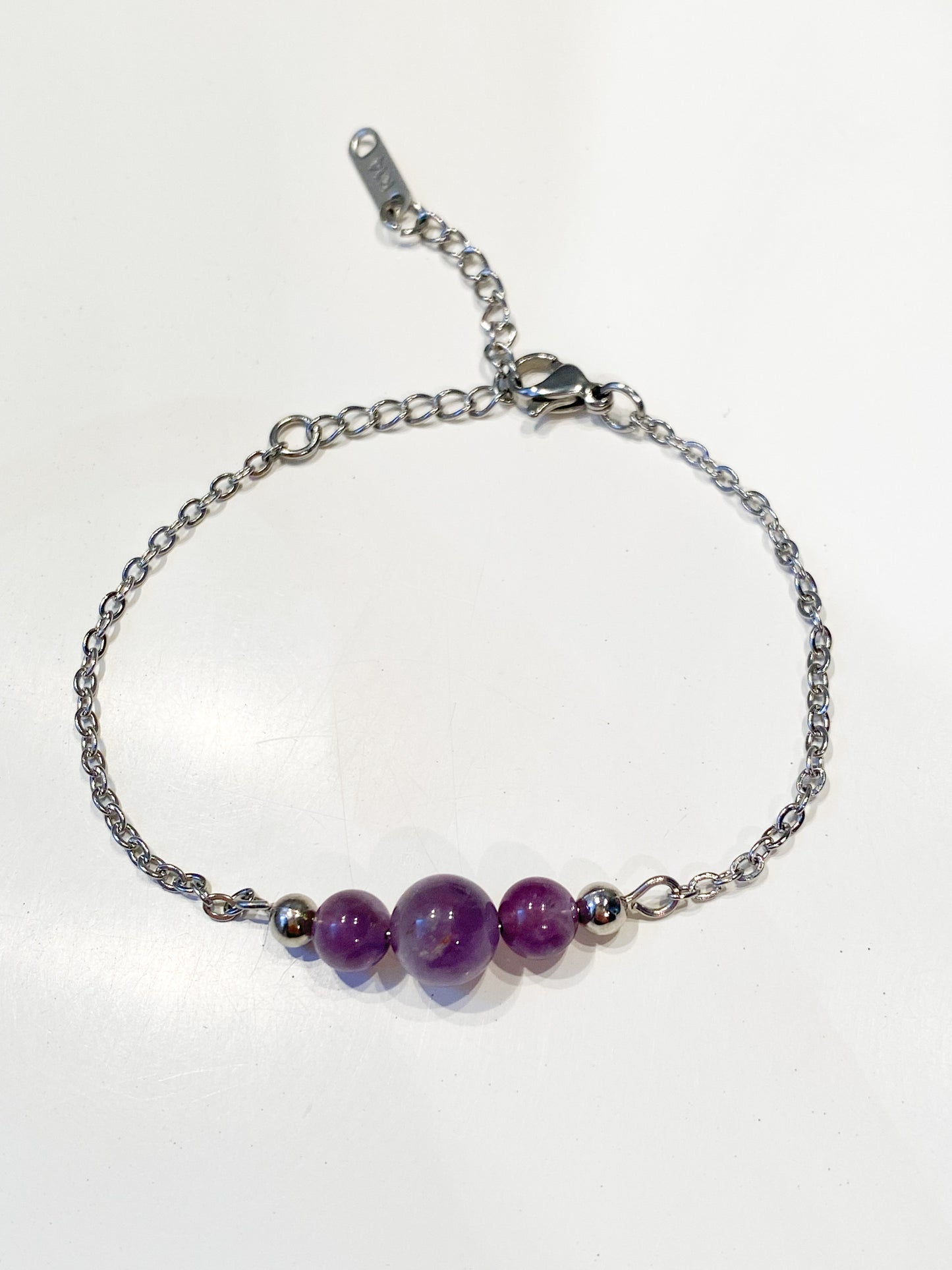 Bracelet Améthyste - Pierre de naissance Février -