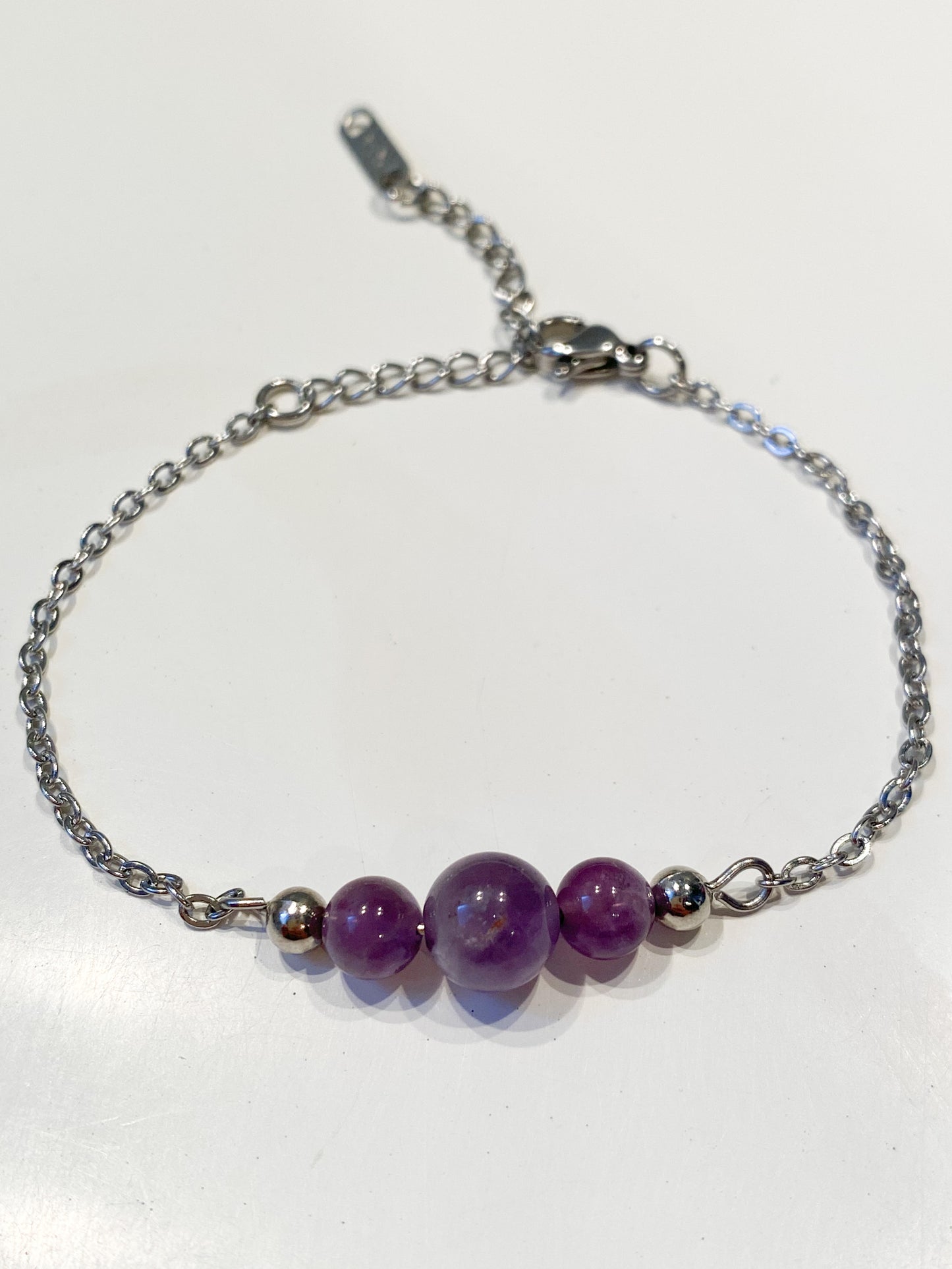Bracelet Améthyste - Pierre de naissance Février -