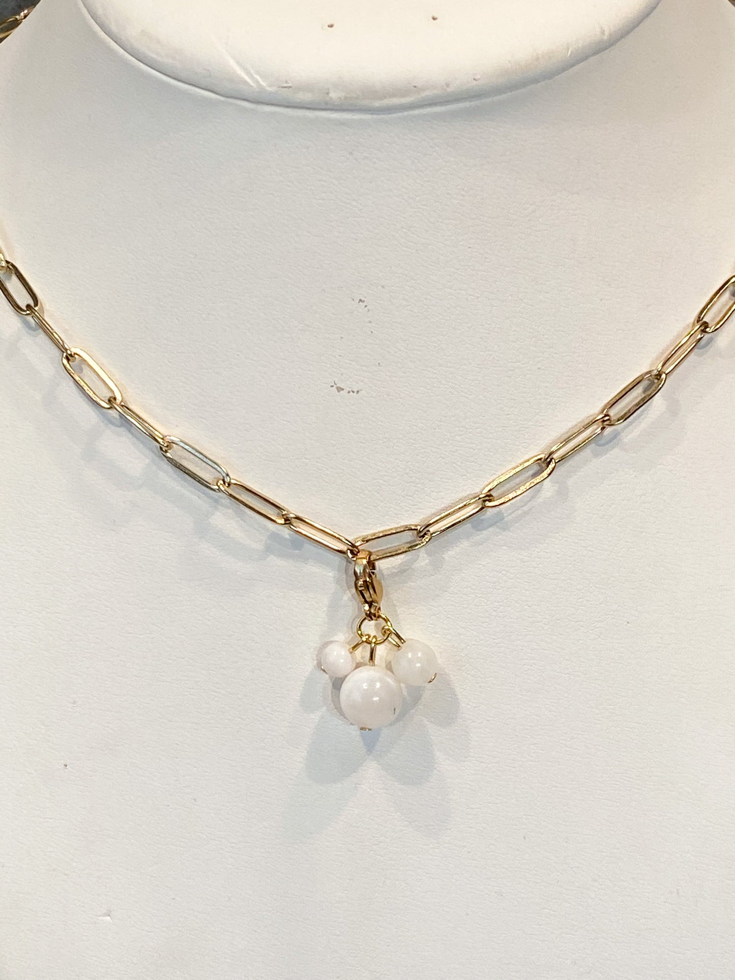 Charm Pierre de Lune Doré