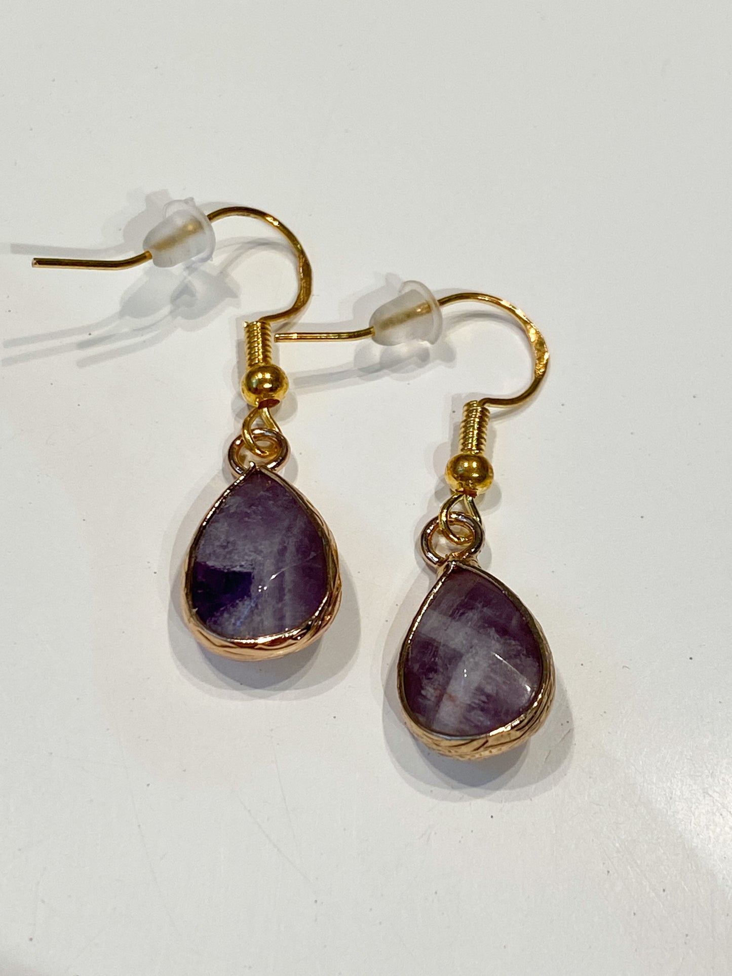 Boucles d'oreilles en Améthyste