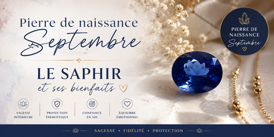 Pierre de naissance septembre : le Saphir et ses bienfaits