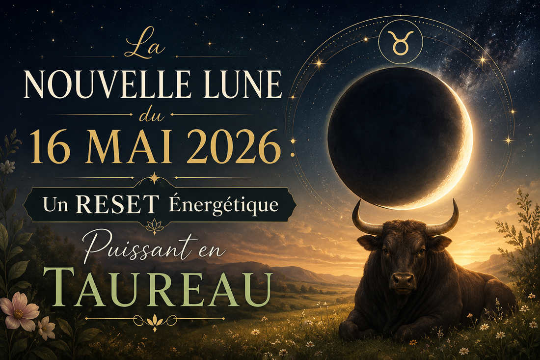 Nouvelle Lune 16 Mai 2026 Taureau : Cristaux de Manifestation & Rituel Abondance