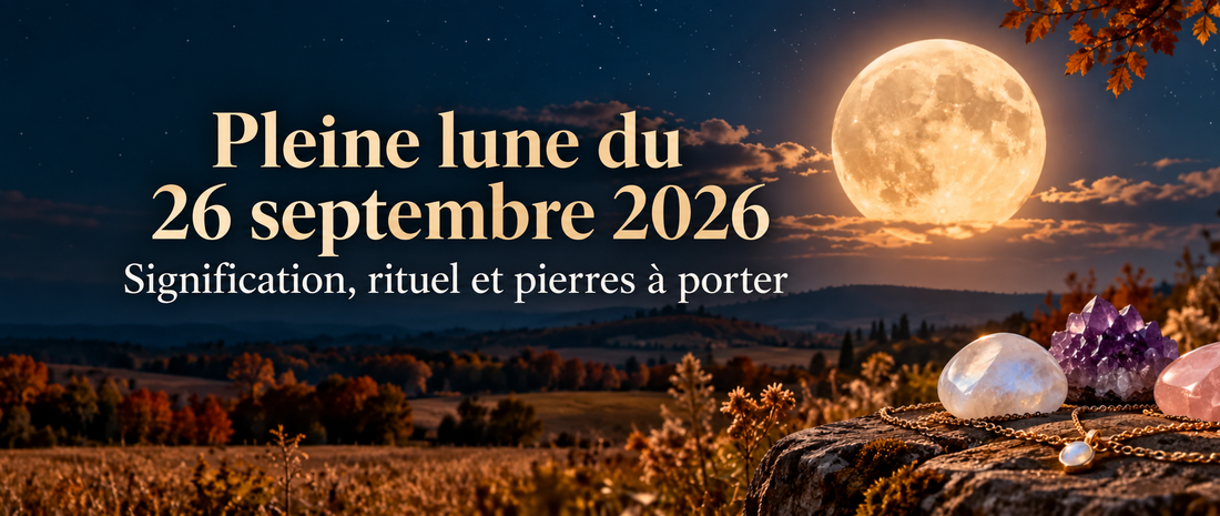Pleine lune du 26 septembre 2026 : heure, signification et rituel de la lune des moissons