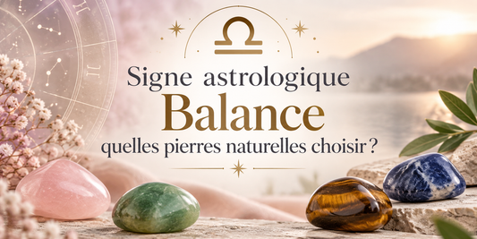 Signe astrologique Balance : quelles pierres naturelles choisir ?