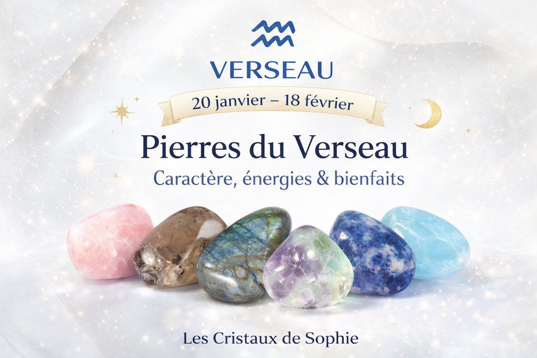 Pierres du Verseau : caractère, énergies et bienfaits des pierres naturelles