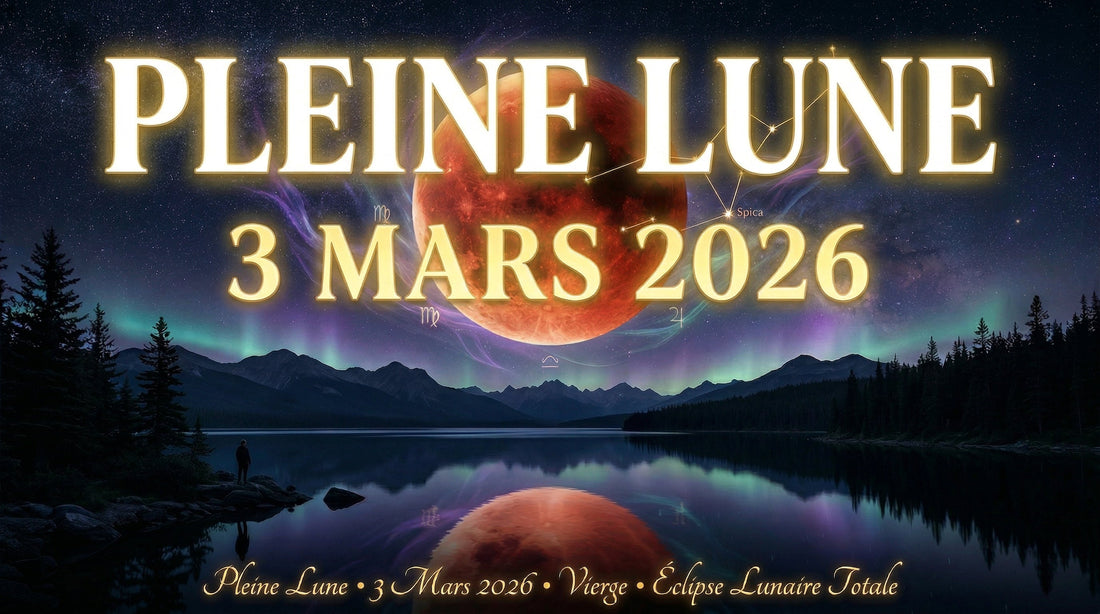 Pleine Lune du 3 mars 2026 en Vierge : Éclipse Lunaire Totale et Charge Mentale Amplifiée