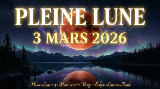 Pleine Lune du 3 mars 2026 en Vierge : Éclipse Lunaire Totale et Charge Mentale Amplifiée