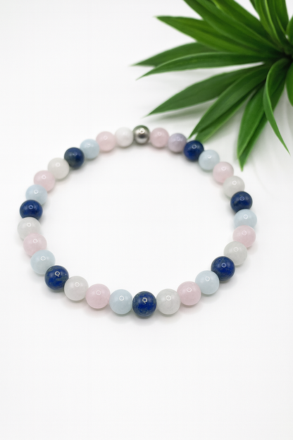 Bracelet Grossesse en Pierres Naturelles – Protection & Harmonie pour Future Maman