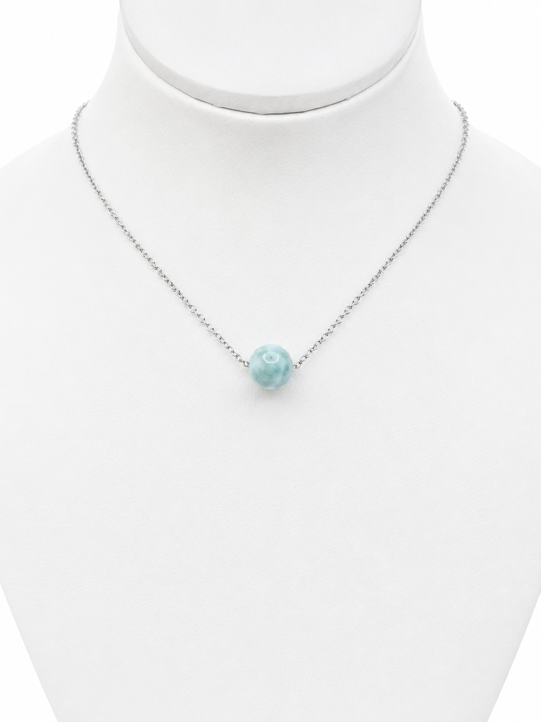 COLLIER LARIMAR VÉRITABLE – PIERRE NATURELLE BLEUE & ÉNERGIE APAISANTE