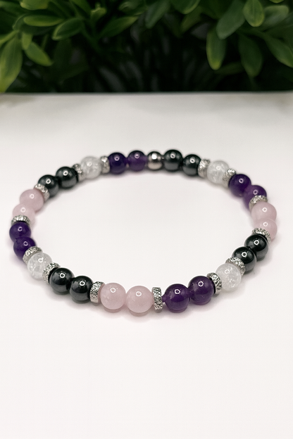Bracelet Anti-Stress en Pierres Naturelles – Sérénité & Équilibre Émotionnel
