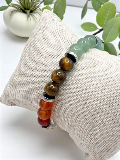 Bracelet 7 Chakras en Pierres Naturelles – Équilibre Énergétique, Harmonie & Bien-Être Spirituel
