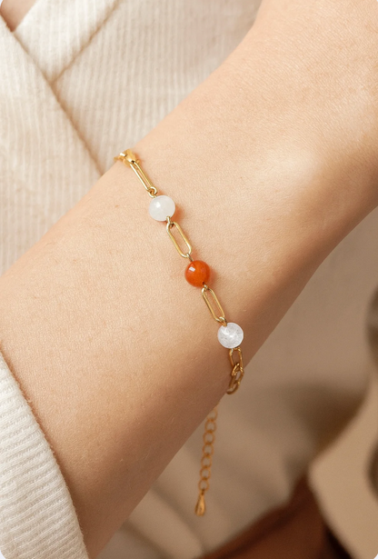 Bracelet Fertilité en Pierres Naturelles – Fait Main