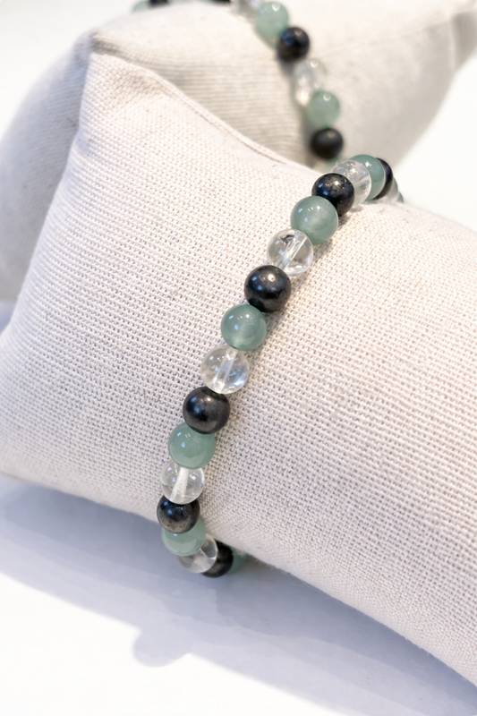 Bracelet Chance Aventurine, Citrine & Pyrite 6 mm – Chance, Abondance &  Protection 🧿✨