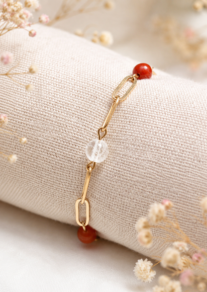 Bracelet Fertilité en Pierres Naturelles – Fait Main