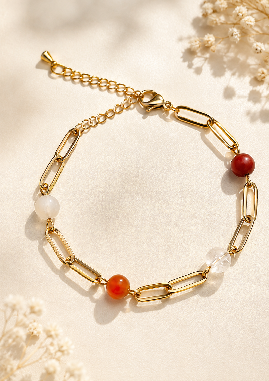 Bracelet Fertilité en Pierres Naturelles – Fait Main