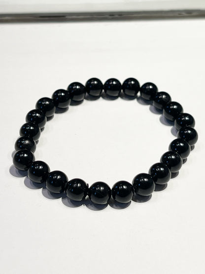 Bracelet en Tourmaline Noire – Protection Énergétique et Élégance Naturelle