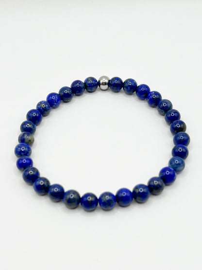 Bracelet Lapis-Lazuli 6mm – Pierre de Sagesse et de Confiance