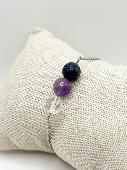 Bracelet Pierre Maux de Tête – Soulagement Naturel et Énergétique