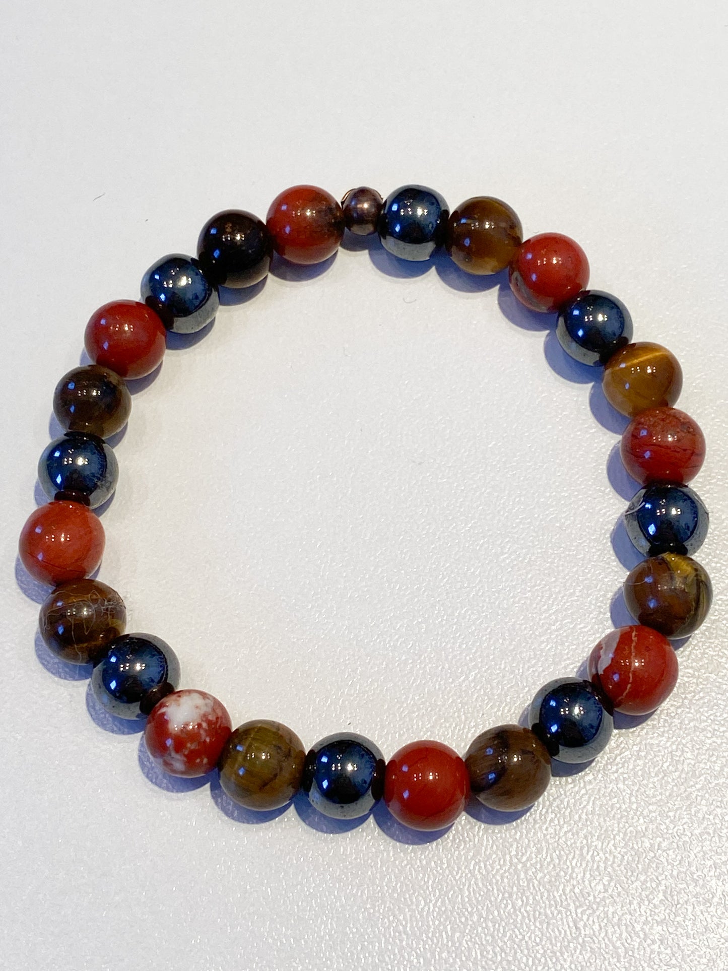 Bracelet Astro Bélier: Harmonisez vos énergies avec Cornaline, Œil de Tigre et Hématite!